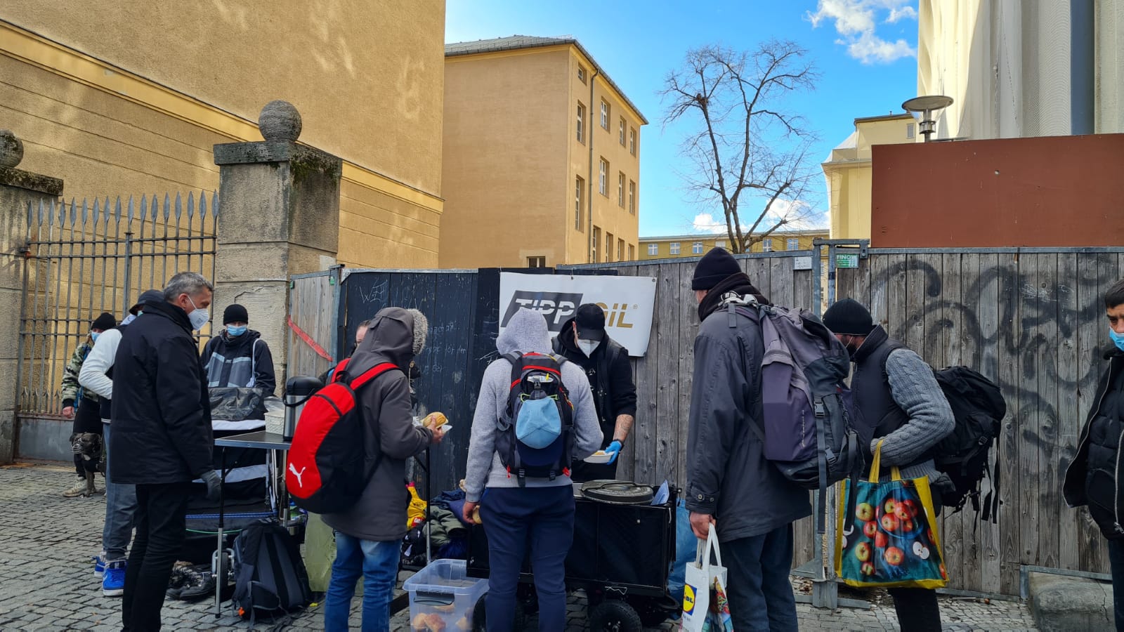 Tipp Oil unterstützt Sams Obdachlose