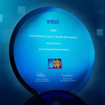 Arvato Supply Chain Solutions erhält von Intel den Preferred Quality Supplier Award 2020