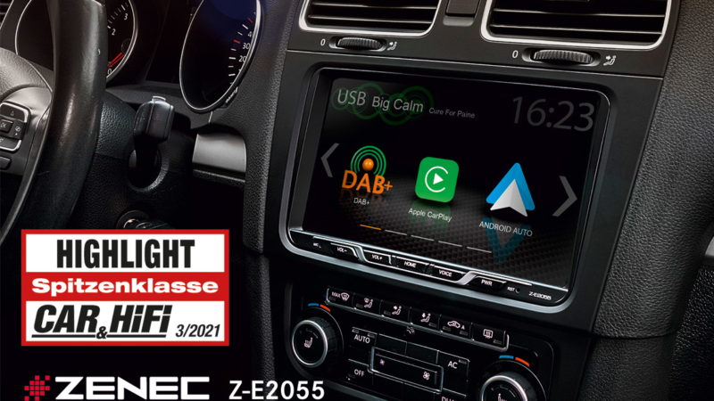 Highlight: The ZENEC Z-E2055 Infotainer for VW Golf V / VI