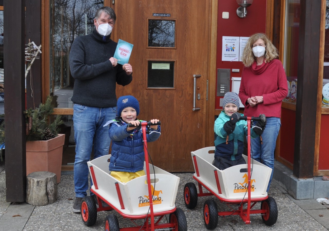 Spende von „Gekündigt – zum Glück!“ geht an Kindergarten