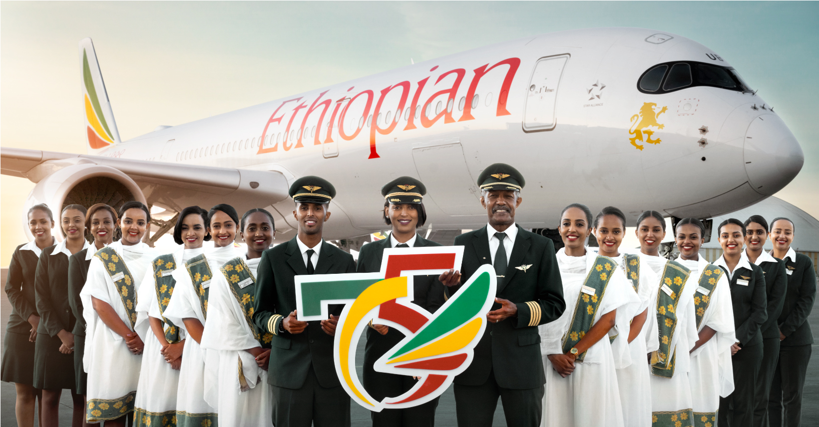 Ethiopian Airlines feiert 75-jähriges Bestehen