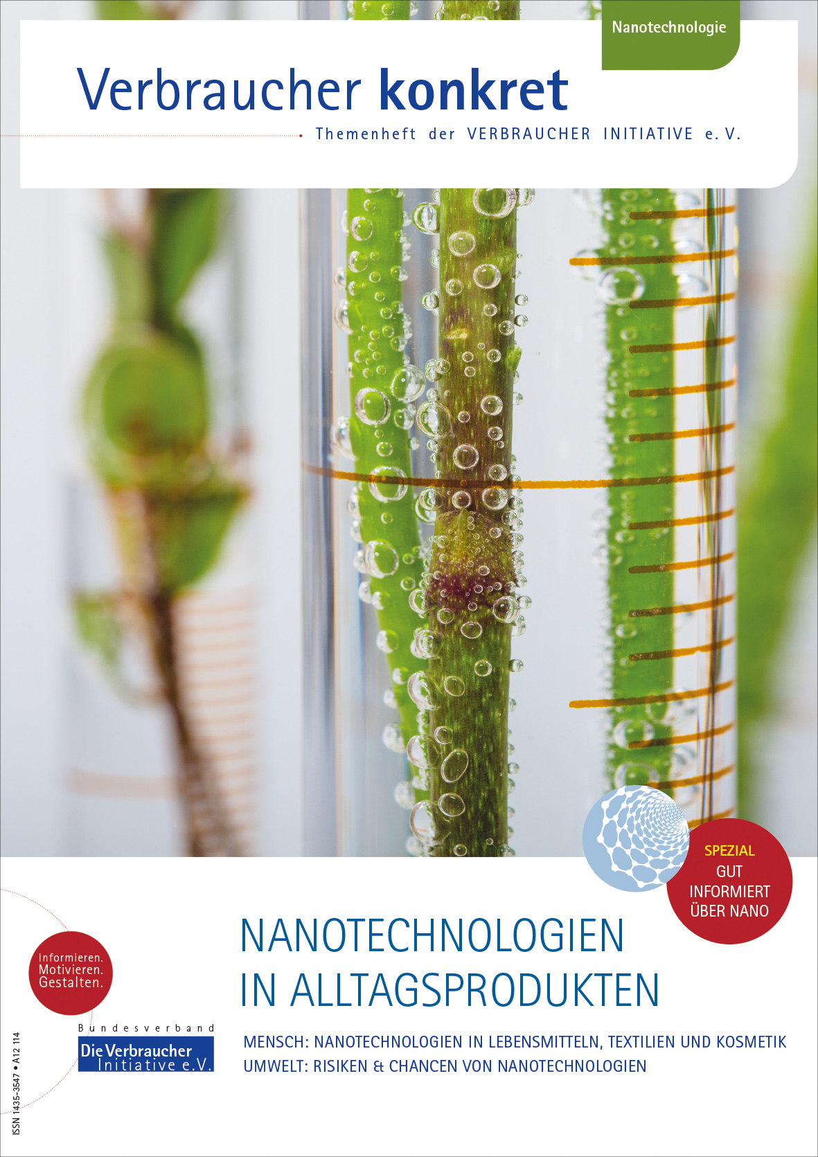 Nanotechnologien in Lebensmitteln & Co.