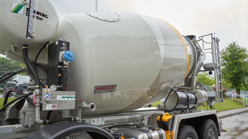 Stetter Fahrmischer – Mehr Nutzlast durch Hardox® Verschleißblech