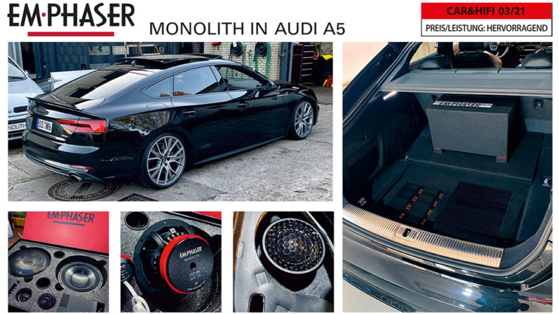 Real Hit: EMPHASER Car Audio Installed in AUDI A5