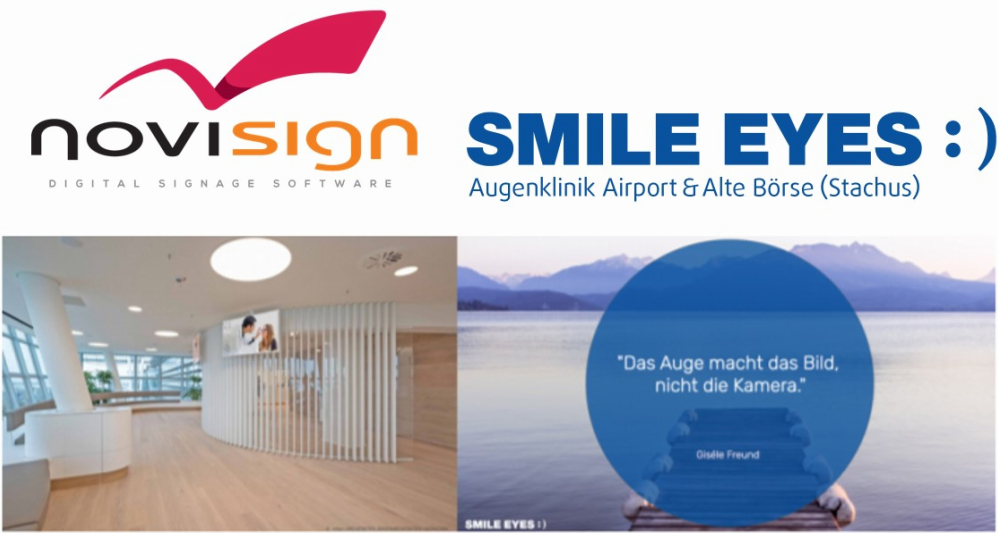 NoviSign und Smile Eyes – Patienten TV