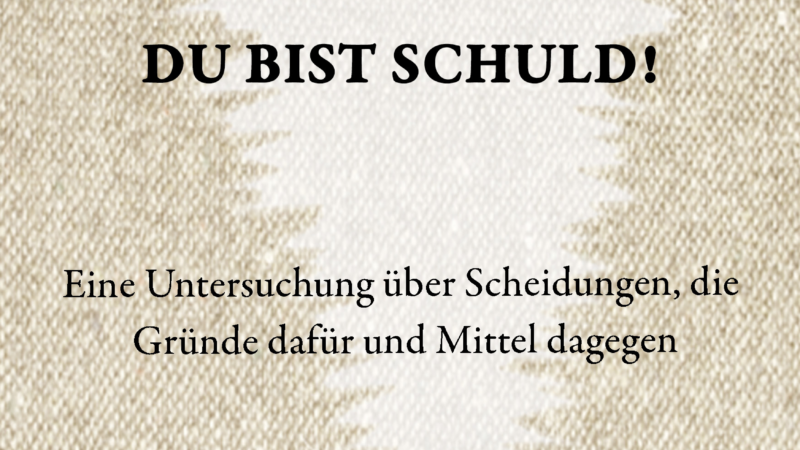 Warum Paare sich trennen und wie sie dies vermeiden können