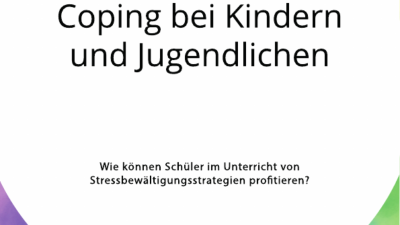 Wie Kinder lernen, den Stress in der Schule zu bewältigen