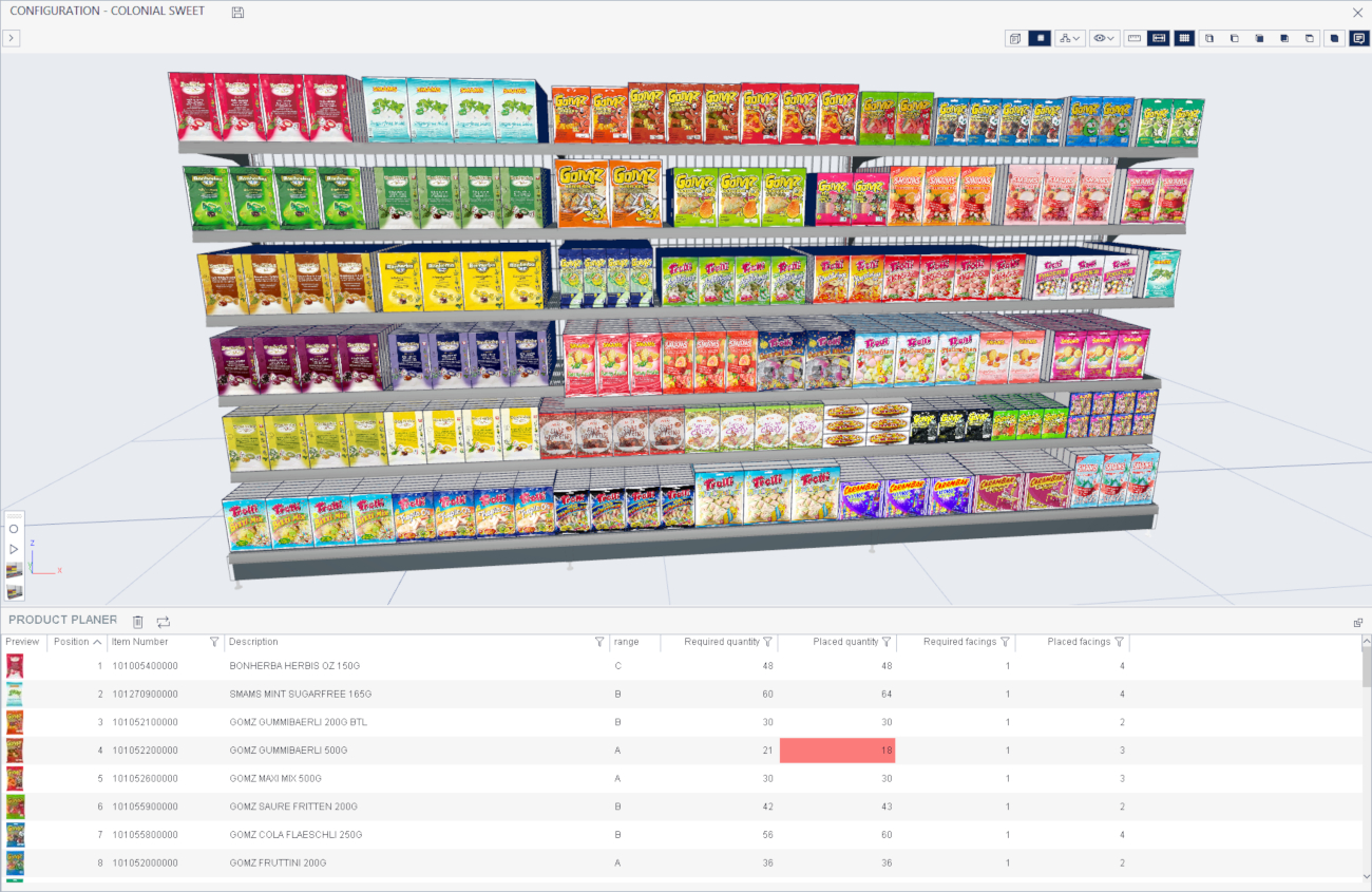 Perspectix ergänzt Retail Solution um automatische Planogrammerstellung