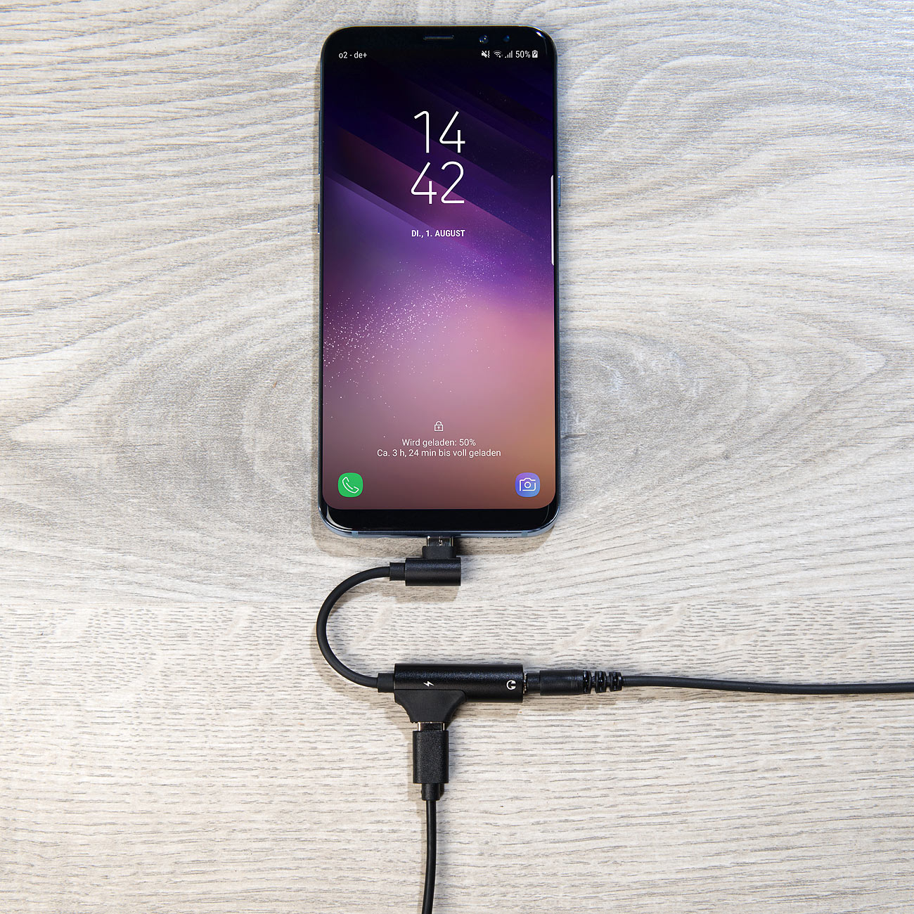 auvisio Kopfhörer-Adapter USB-C auf 3,5-mm-Klinke