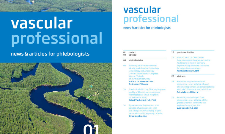 New: vascular professional – The digital journal for innovative therapies in phlebology