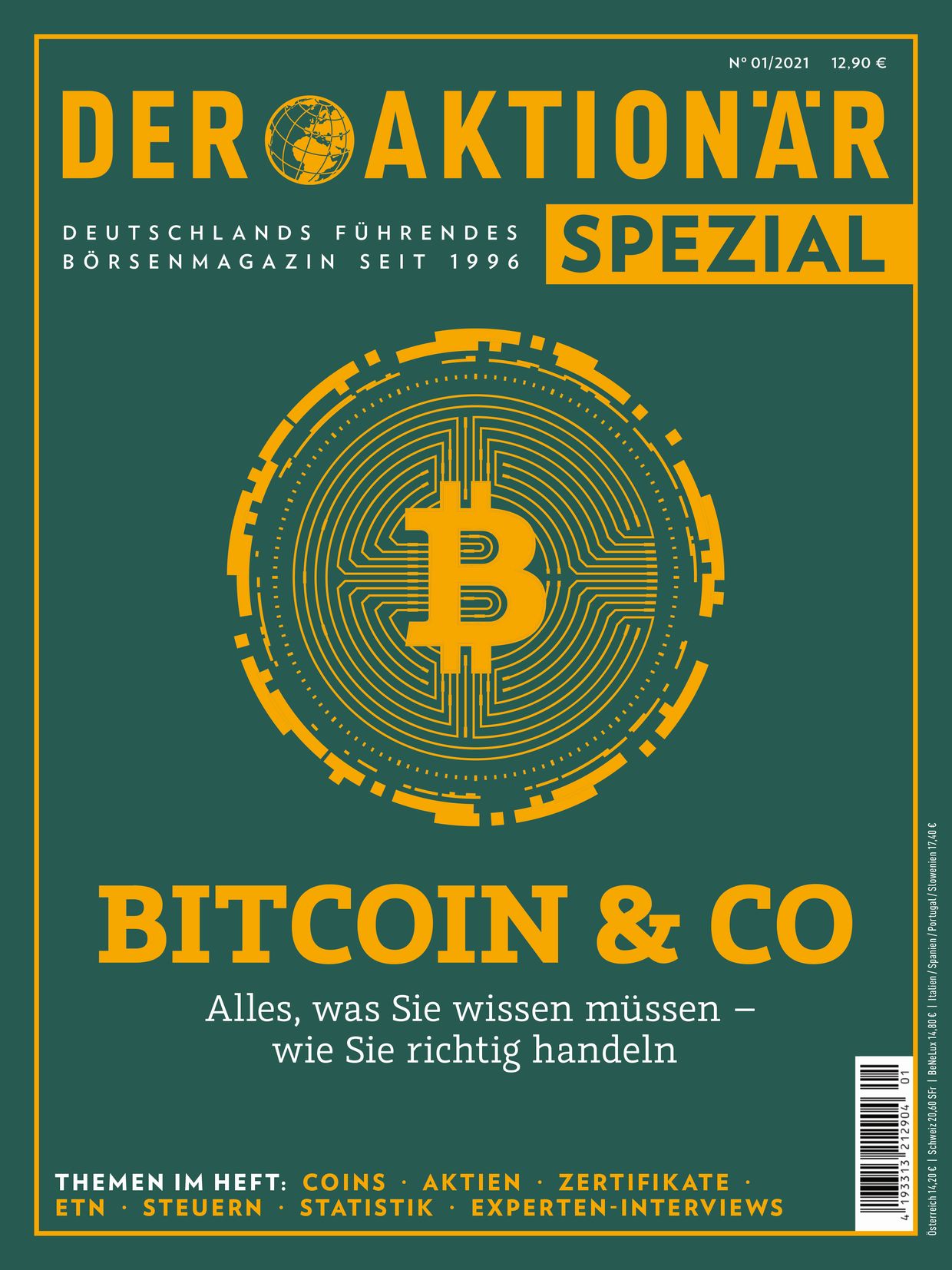 DER AKTIONÄR SPEZIAL: Sonderheft „Bitcoin & Co“ erscheint am 30. April