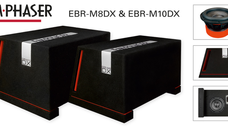 Punchy Bass Boxes: EMPHASER“s EBR-M8DX and EBR-M10DX