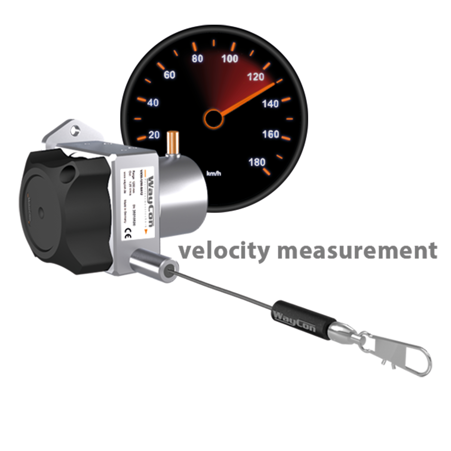 Geschwindigkeitssensor VX – Seilzugsensoren in Bewegung