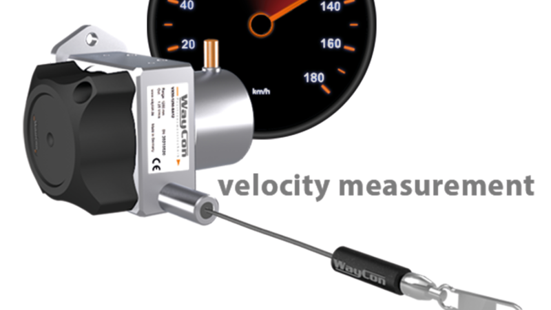 Velocity sensor VX – Draw wire sensors in motion