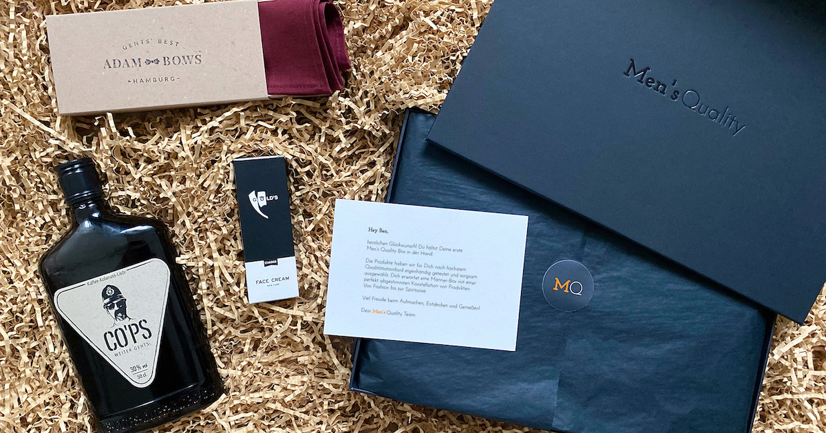 Die ersten Lifestyle-Boxen für Männer mit Qualität