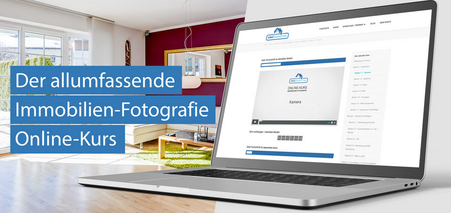 Der allumfassende Immobilienfotografie Online-Kurs