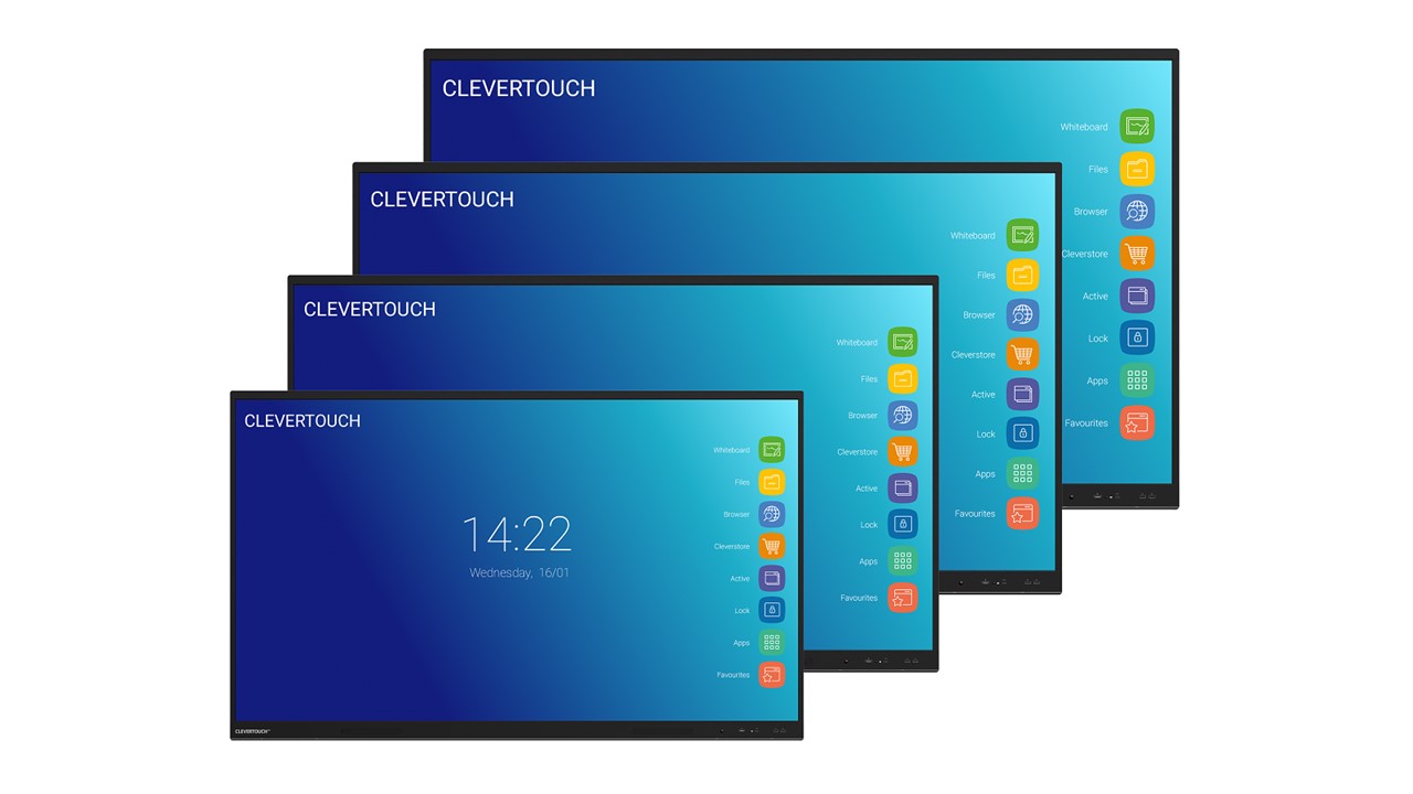 Clevertouch präsentiert Upgrades seiner drei Produktlinien