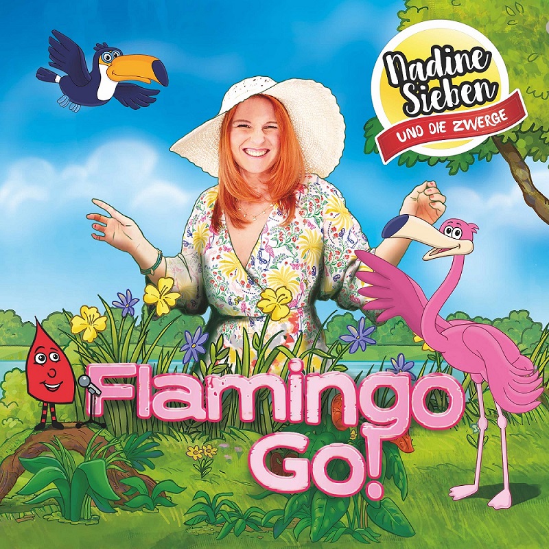 Sängerin Nadine Sieben präsentiert mit „Flamingo Go!“ den Sommer-Song für die ganze Familie