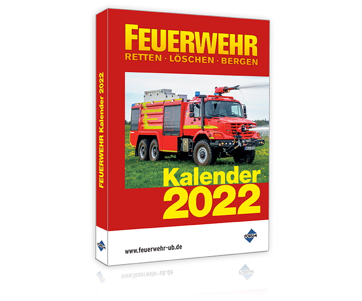 Der FEUERWEHR Kalender 2022 – ab September 2021 im Handel