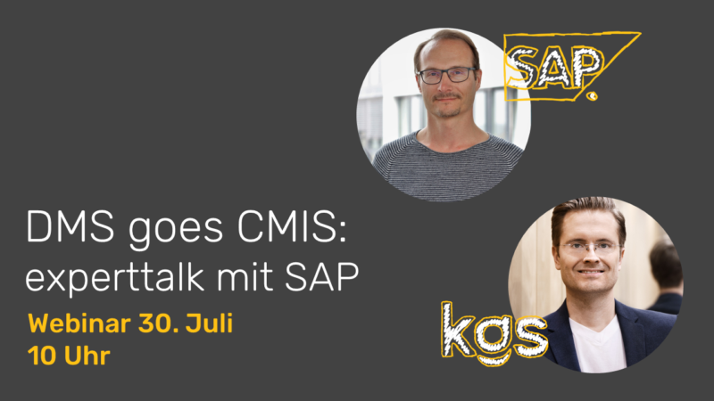 Exklusiver SAP Experttalk – DMS goes CMIS