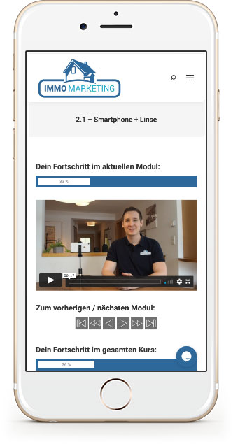 Der Immobilien-Video Online-Kurs