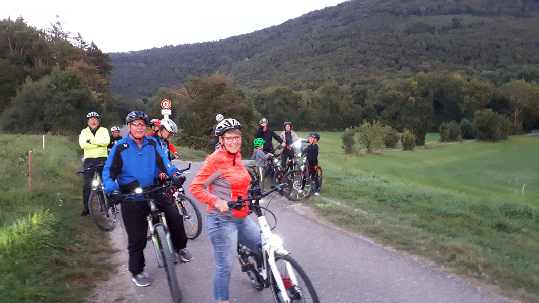 Froehliche Radtour für alle Buerger am 04. August