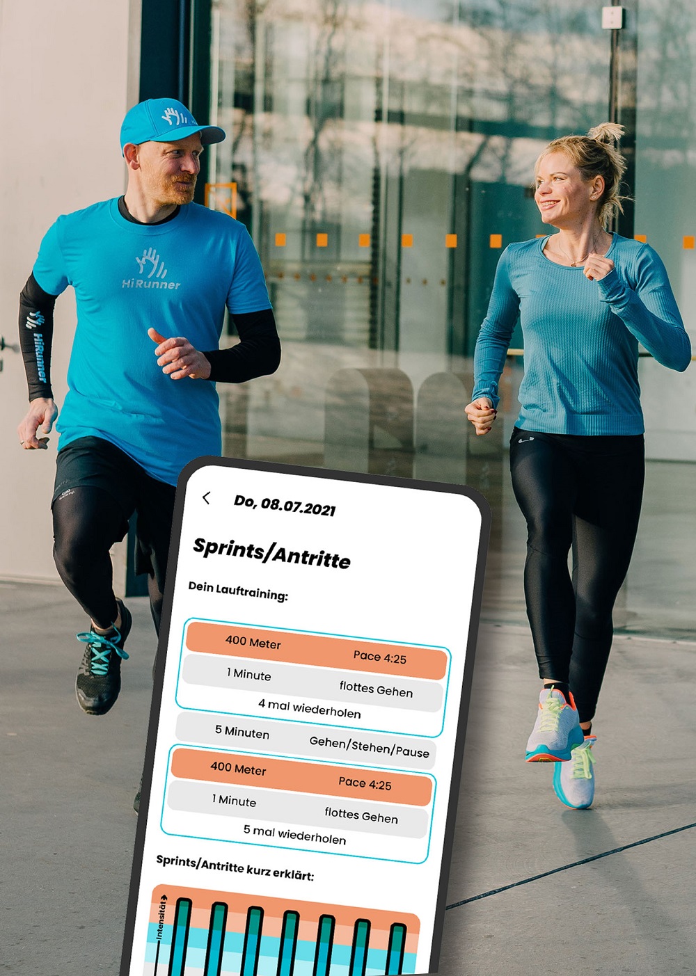 Laufen mit Qualität – Individuelles Lauftraining für alle: HiRunner launcht Trainings-App