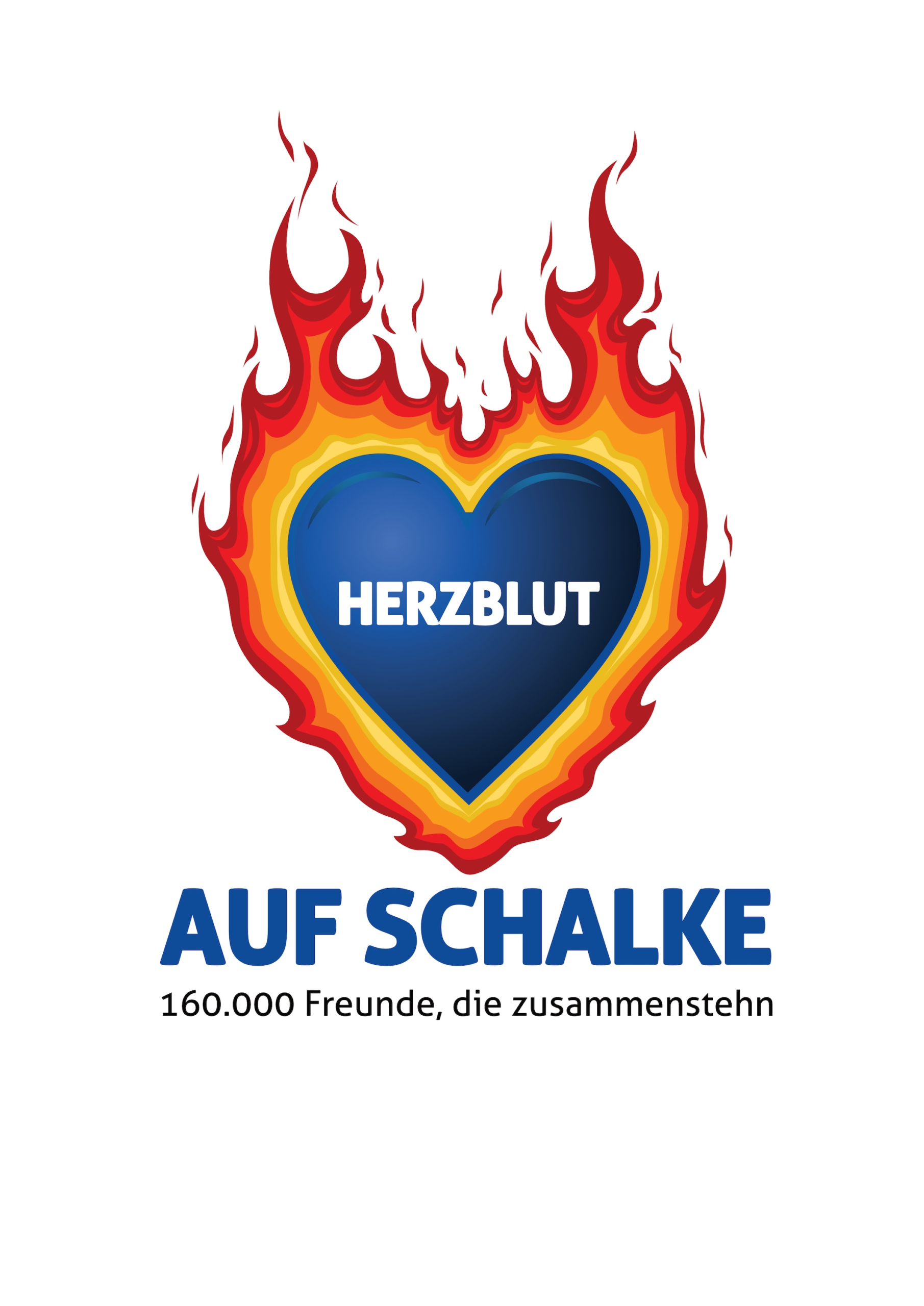 Blau-weißes Herz schlägt für Schalke 04