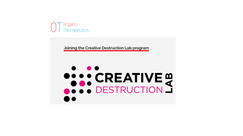 OrganoTherapeutics successfully participated in Creative Destruction Lab (CDL) program