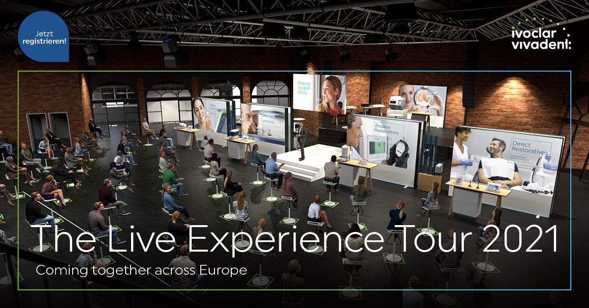 Der Kunde im Mittelpunkt: Ivoclar Vivadent lädt mit europaweiter „The Live Experience Tour 2021“ dazu ein, Workflows und Neuheiten hautnah zu erleben