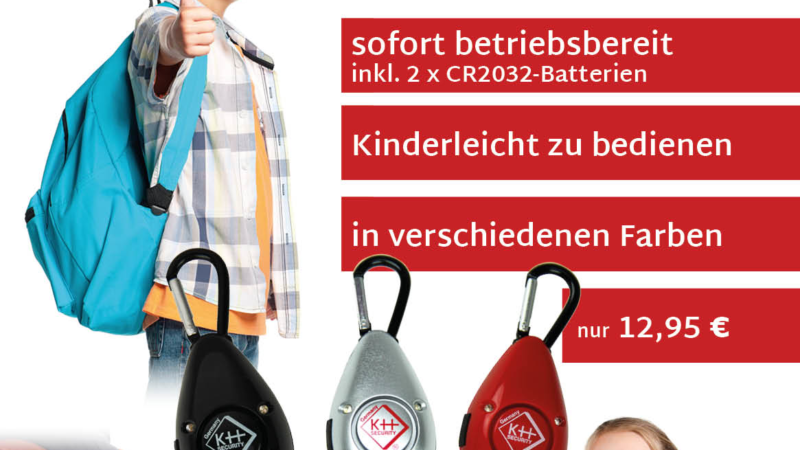 Die Schule geht (bald) wieder los – Sicherheit geht vor!