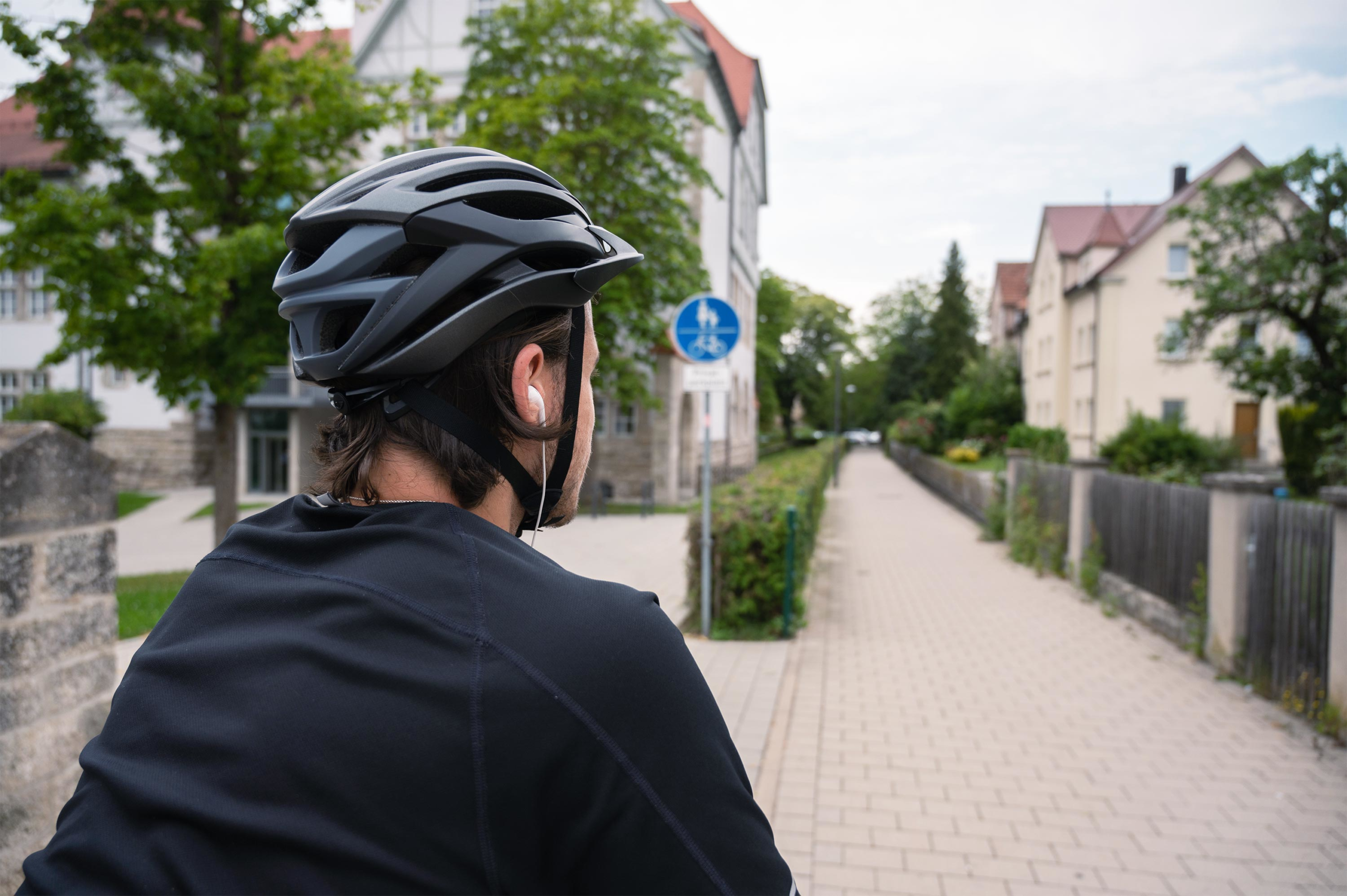 Radeln mit Kopfhörern: Auf die Lautstärke kommt es an