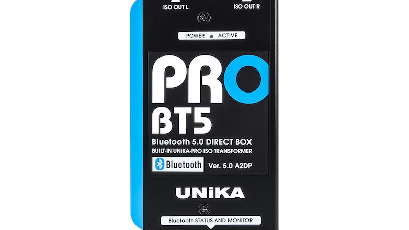 Professionelle DI-Boxen mit Bluetooth 5.0 und USB-C: UNiKA PRO-BT5 und PRO-USB