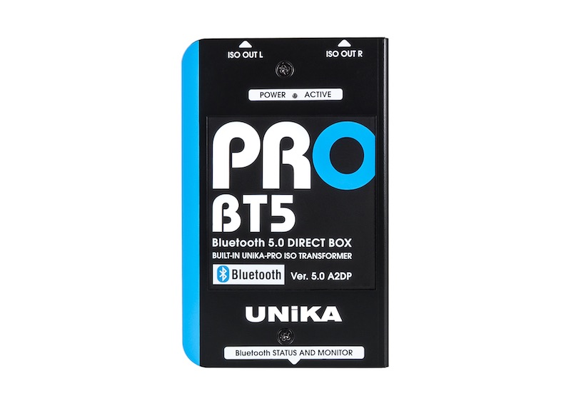 Professionelle DI-Boxen mit Bluetooth 5.0 und USB-C: UNiKA PRO-BT5 und PRO-USB