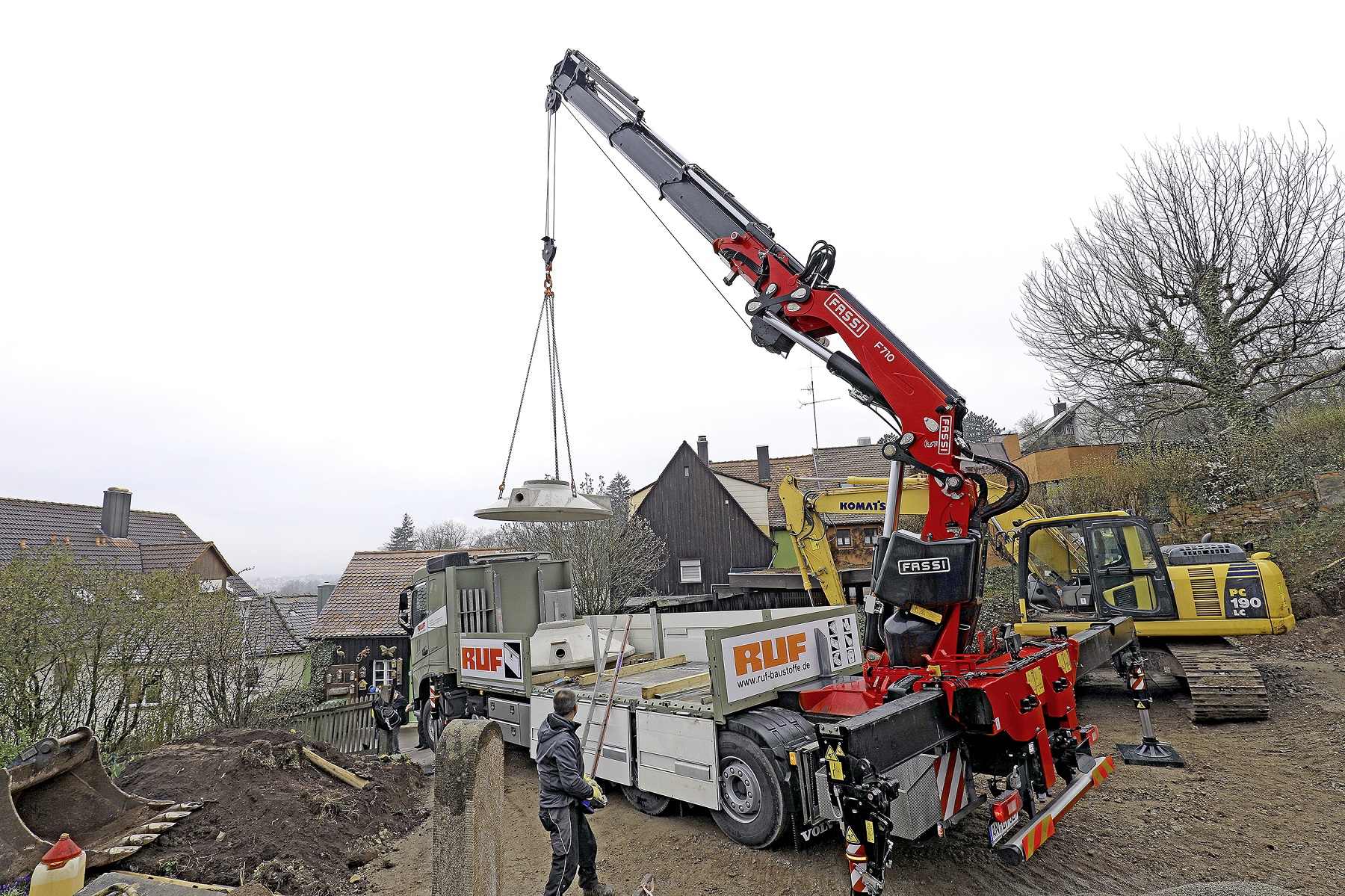 Einsatz in Hanglage