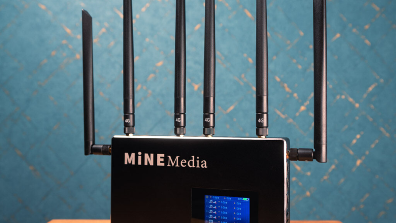 Neue Streaming Encoder und Bonding Router von Mine Media