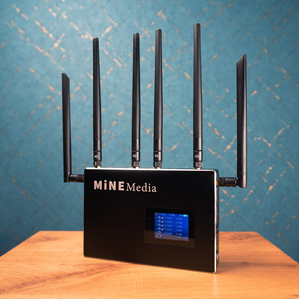 Neue Streaming Encoder und Bonding Router von Mine Media