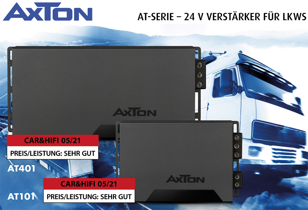 Verblüffendes Leistungspotential – AXTONs LKW Verstärker