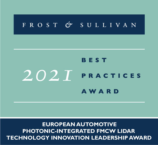 Scantinel Photonics erhält den 2021 Best Practices Technology Innovation Leadership Award   von Frost & Sullivan