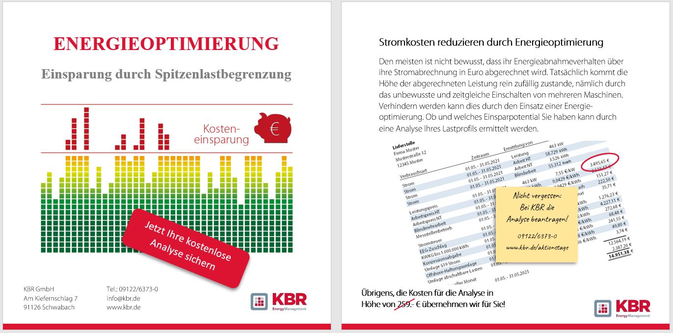 Energieabnahmeverhalten analysieren und Geld sparen