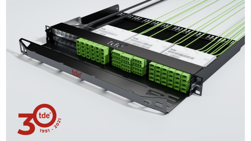 tde stellt Redesign des tML-Modulträgers für den Festeinbau vor