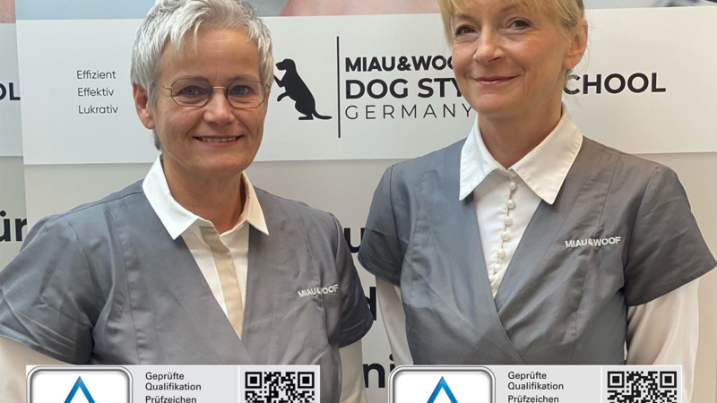 Miau&Woof Dog Styling School Germany: Alle Ausbilderinnen mit TÜV-Rheinland Zertifizierung