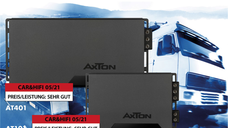 Stunning power performance – AXTON amplifiers for trucks