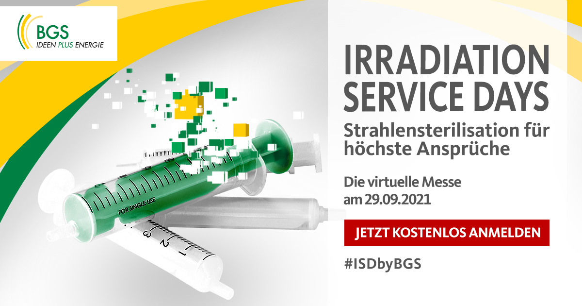Strahlensterilisation für Medizintechnik und Biotechnologie