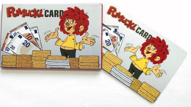 PumucklCard: Ist fein und klein, schließt Kinder Geld gut ein