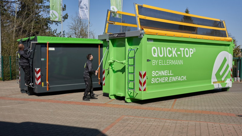 Quick Top – Containerabdeckung von Ellermann Ganderkesee