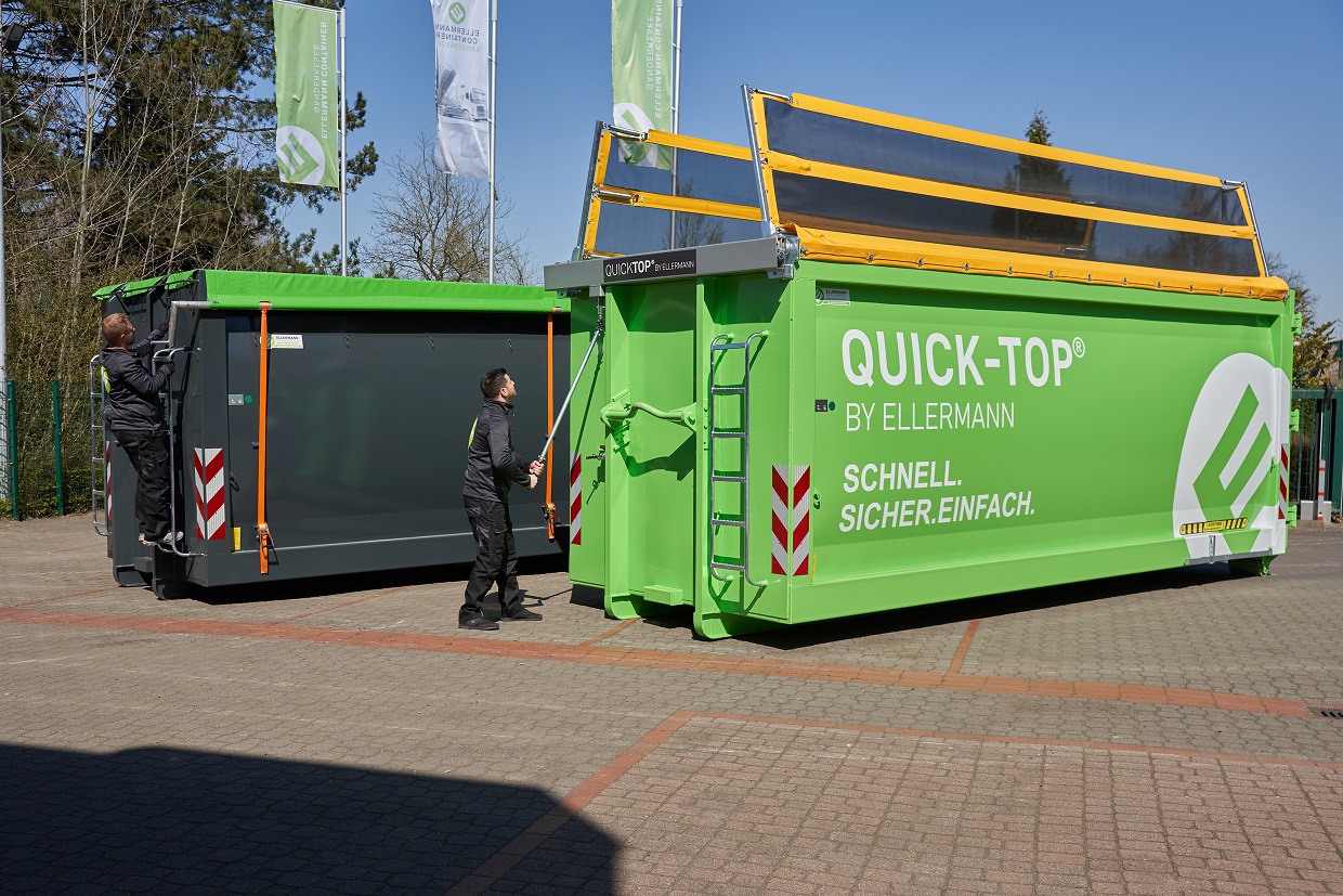 Quick Top – Containerabdeckung von Ellermann Ganderkesee