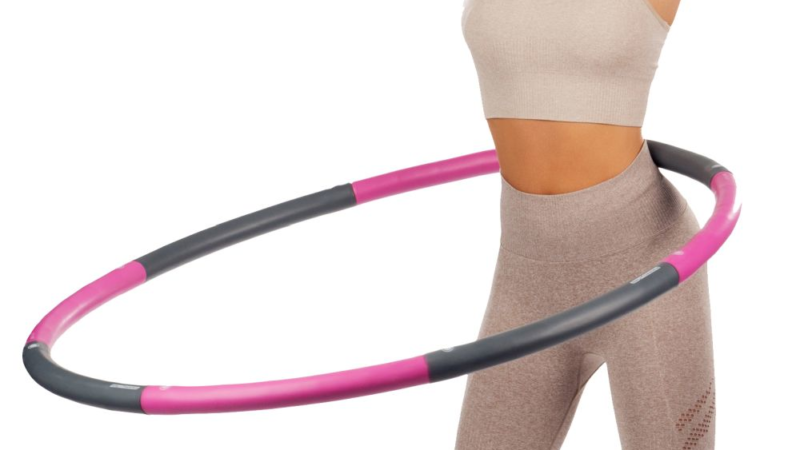 PEARL sports Hula-Hoop-Reifen mit Schaumstoff-Ummantelung