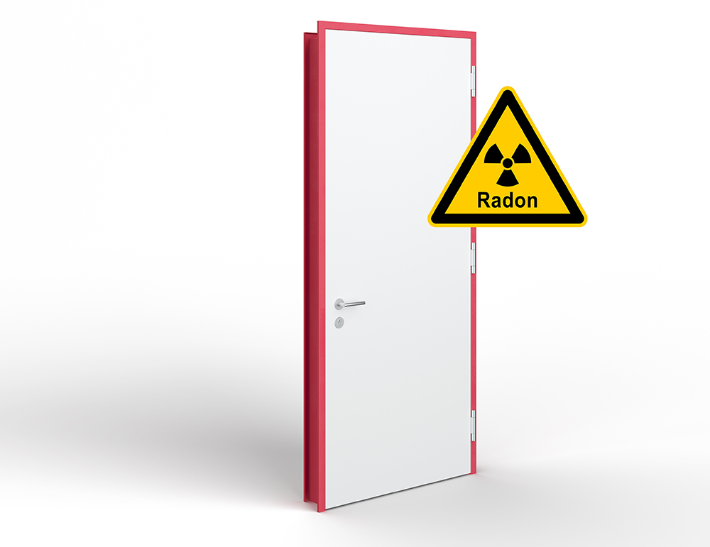 Türen zum Schutz gegen Radon