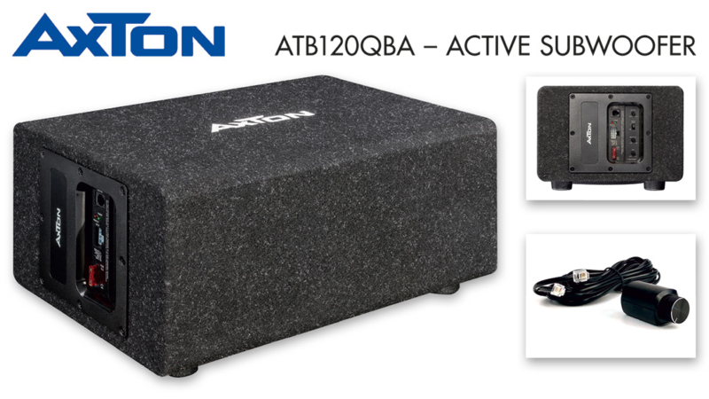 Rich Bass – AXTON“s Active Subwoofer ATB120QBA